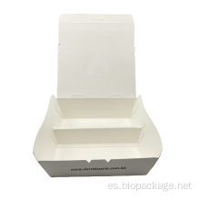 Caja de papel de compartimento desechable personalizada Take Away